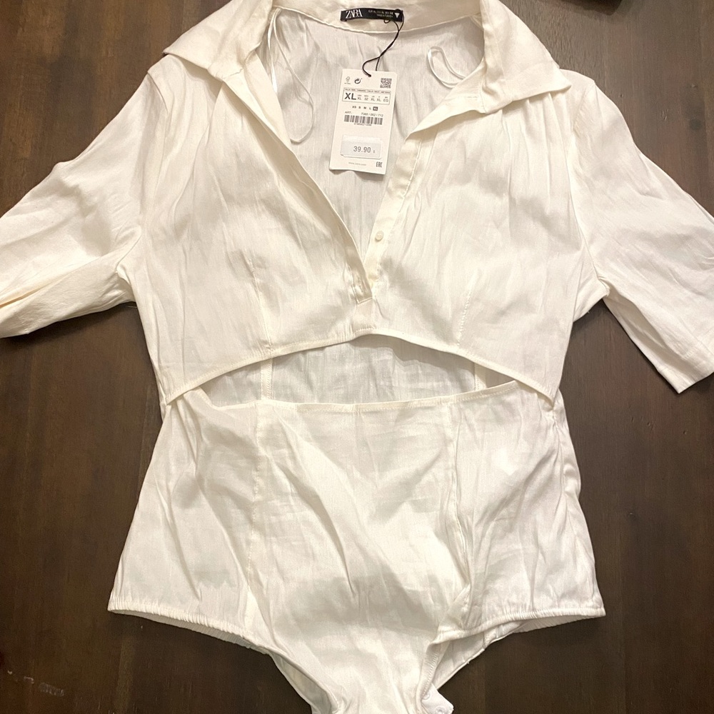 Zara cutout bodysuit